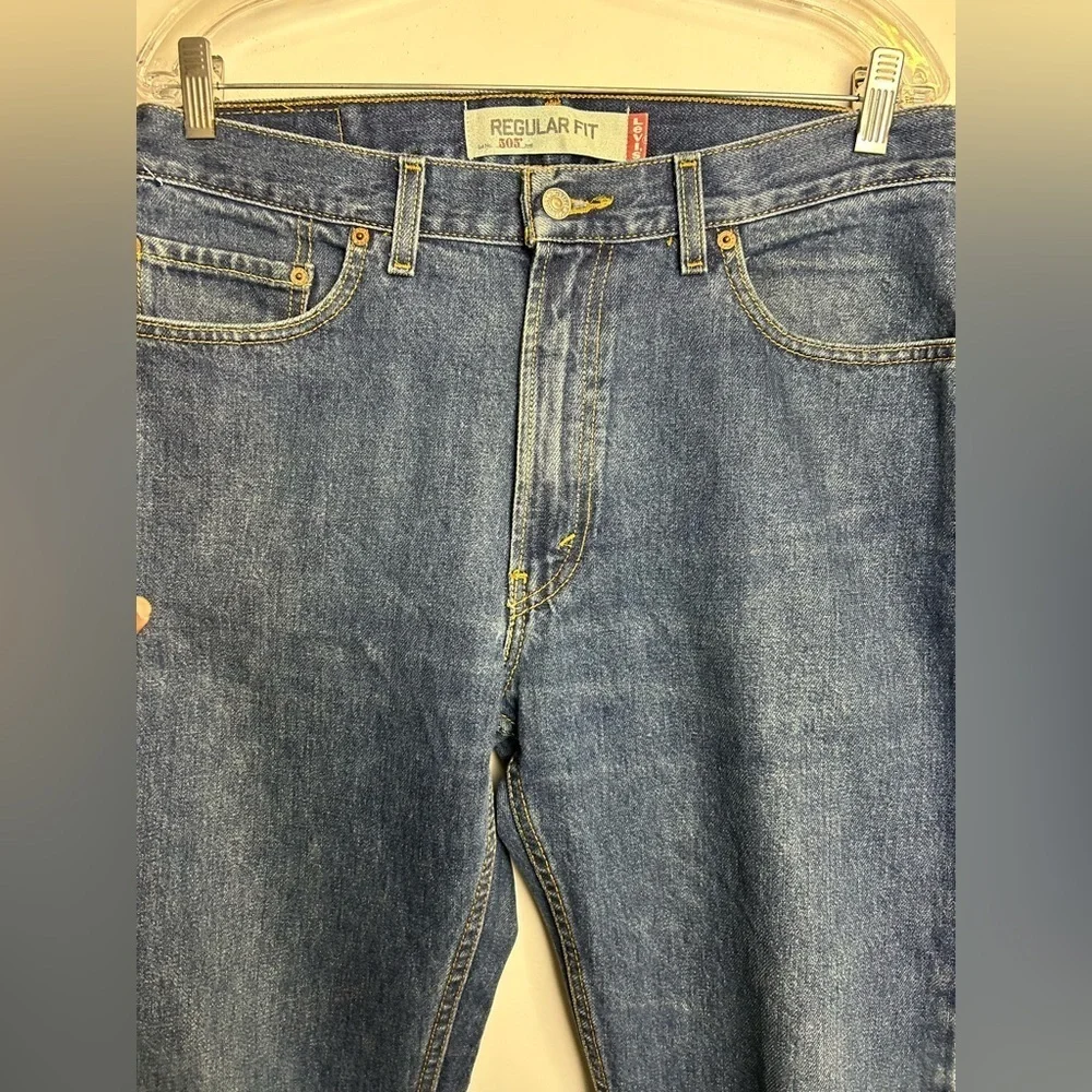 VTG Levi’s 505 Jeans Men’s 34X32 Regular Fit Denim Blue Work‎ Casual Durable